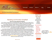 Tablet Screenshot of hotbiscuitmarketing.com